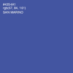 #4354A1 - San Marino Color Image